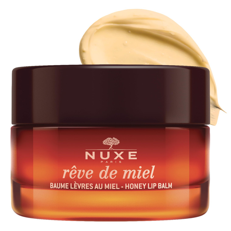 NUXE Rêve de Miel Ultra Nourishing Lip Balm With Honey Shea Butter and Vitamin E for Cracked and Dry Lips, 0.52 Oz