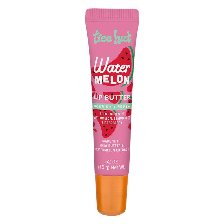 Tree Hut Watermelon Sugarlips Lip Butter, Hydrating Lip Care to Lock in Moisture & Nourish Lips, Smooth & Soft Finish, 0.52 fl oz