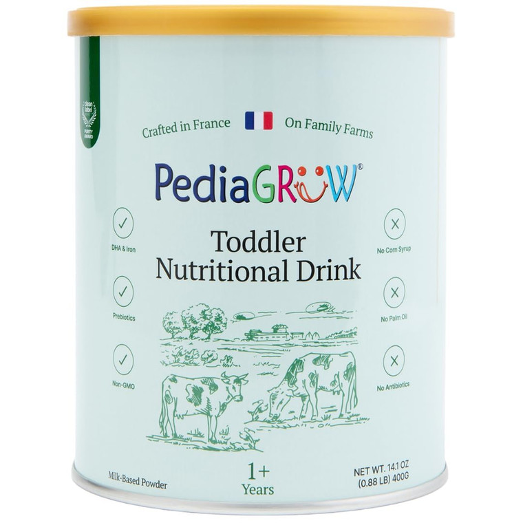 Premium European Toddler Nutritional Milk Drink Powder | Made in France, Grass-Fed Milk | DHA, Iron & Protein | Non-GMO | Great for Smoothies & Picky