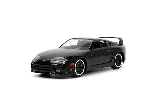 Jada Fast & Furious 1:32 1995 Toyota Supra Die-Cast Car, Toys for Kids and Adults(Black)