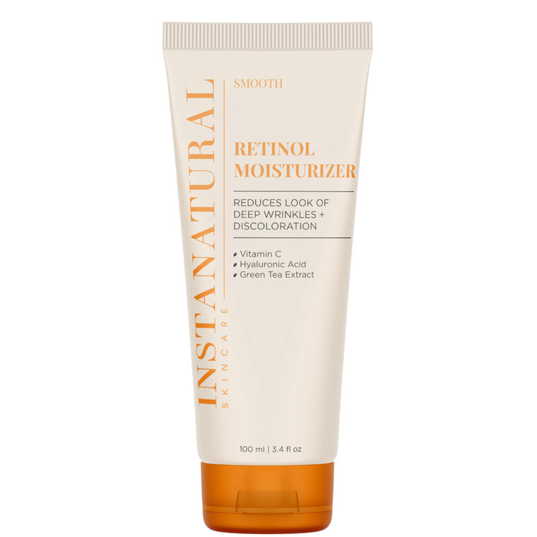 InstaNatural Retinol Moisturizer Nighttime Face Moisturizing Cream, Brightens and Reduces Signs of Aging, Wrinkles, Lines and Discoloration, with Vit