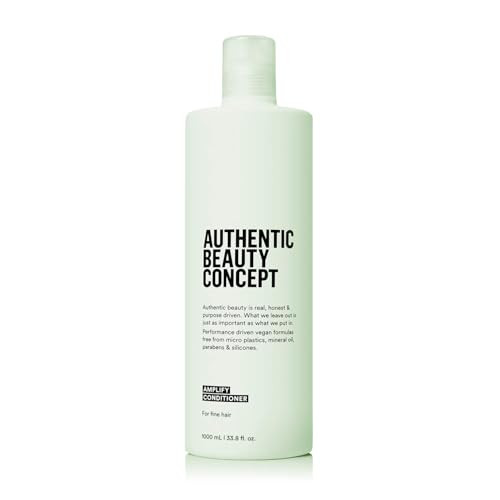 Authentic Beauty Concept Amplify Conditioner | Volumizing Conditioner for Fine Hair | Increases Body & Volume | Vegan & Cruelty-free | Silicone-free