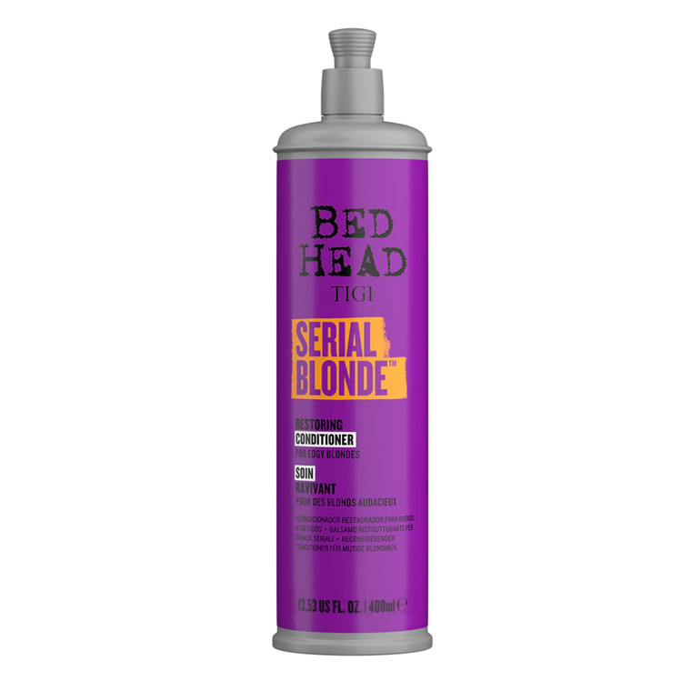 TIGI Bed Head Serial Blonde Restoring Conditioner for Damaged Blonde Hair, Hydrolyzed Keratin, 13.53 fl oz