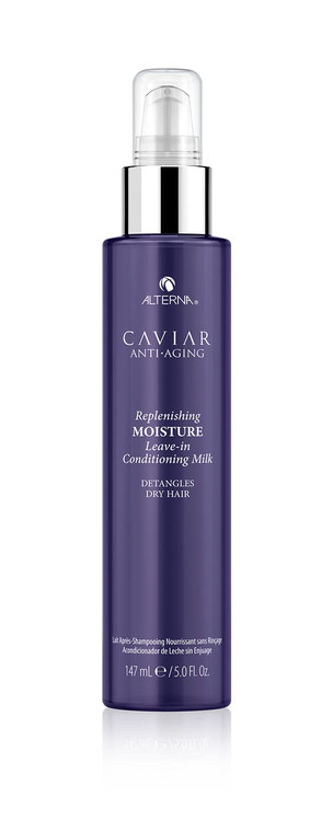 Alterna Haircare CAVIAR Anti-Aging Replenishing Moisture Leave-in Conditioning Milk, 5 Fl Oz | Detangles Dry Hair | Sulfate Free, Paraben Free