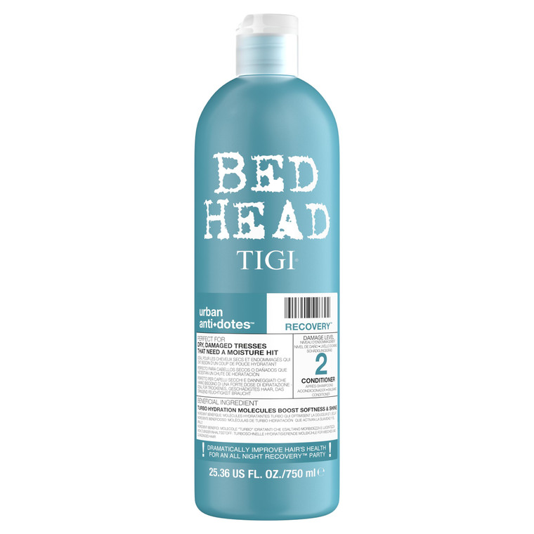Bed Head by TIGI Urban Antidotes Resurrection Intensive Moisture Repair Shampoo for Severely Damaged Hair, Sulphate-Free, 25.36 fl oz