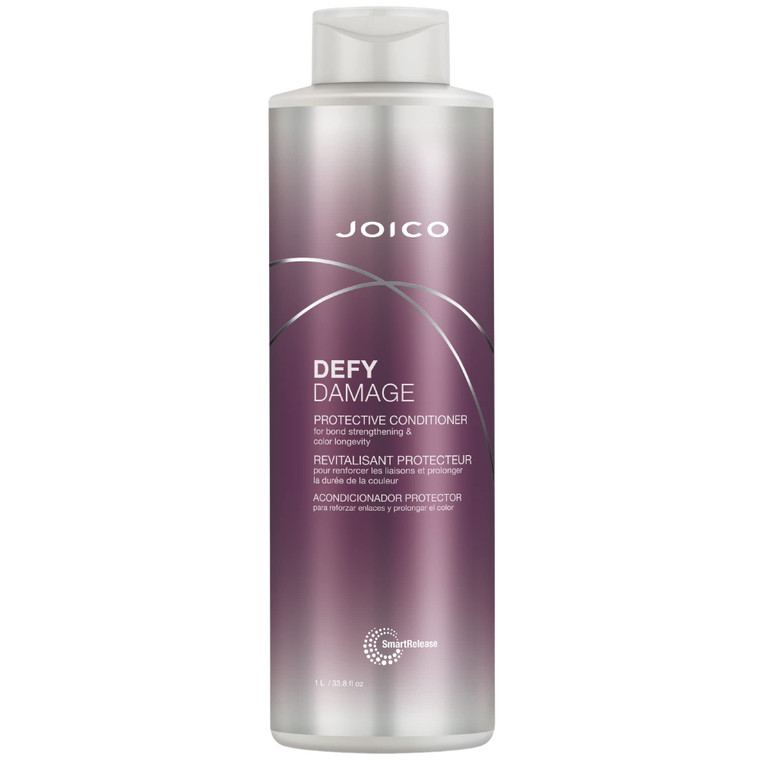 Joico Defy Damage Protective Conditioner | For Color-Treated Hair | Strengthen Bonds & Preserve Hair Color | With Moringa Seed Oil & Arginine | 33.8
