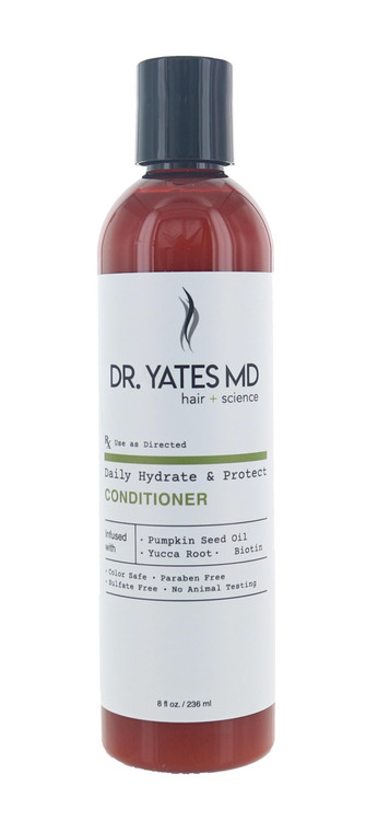 Dr. Yates MD  Hydrating Conditioner, Hydrates Hair and Supports Fuller, Thicker Hair (8 oz)