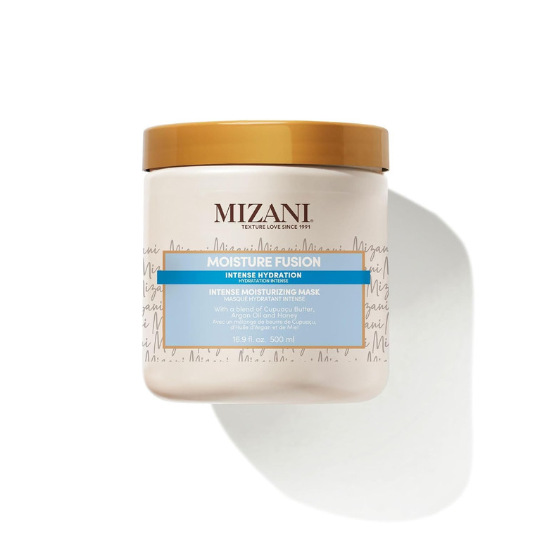Mizani Moisture Fusion Intense Moisturizing Mask - Hydrating Hair Mask for Dry and Curly Hair, Deep Conditioning Treatment with Argan Oil, Sulfate-Fr