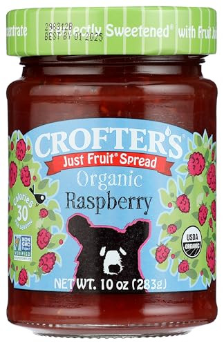 Crofter's Organic Raspberry Fruit Spread, 10 Oz Jar