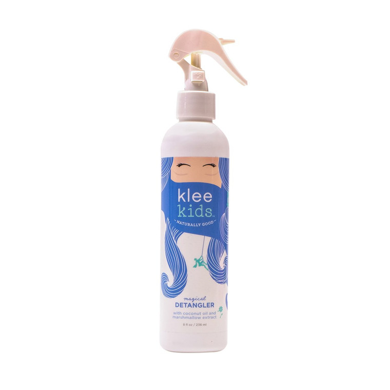 Klee Kids Natural Magical Detangler with Coconut Oil, Marshmallow Extract and Other Organic and Natural Botanicals. 8 oz. Toxin Free. NO Sulfate, NO