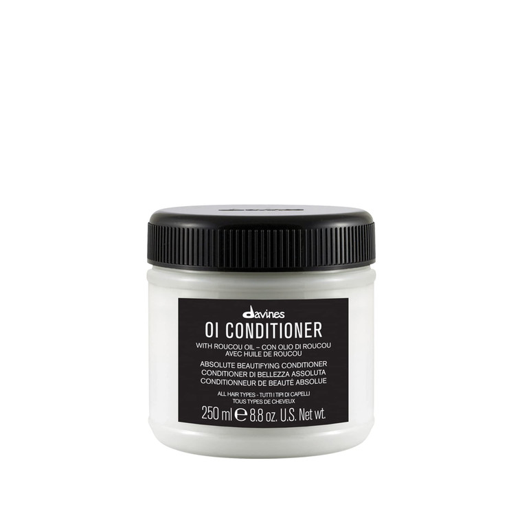 Davines OI Conditioner, Rich Creamy Hydrating Conditioner for All Hair Types - Accelerates Drying, Protects Structure & Adds Shine with Antioxidant R