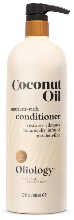 Oliology Nutrient Rich Coconut Oil Conditioner - Restores Vibrancy & Softens Hair | Repairs Damaged Dry Weak Hair | Intensely Hydrates | Botanically