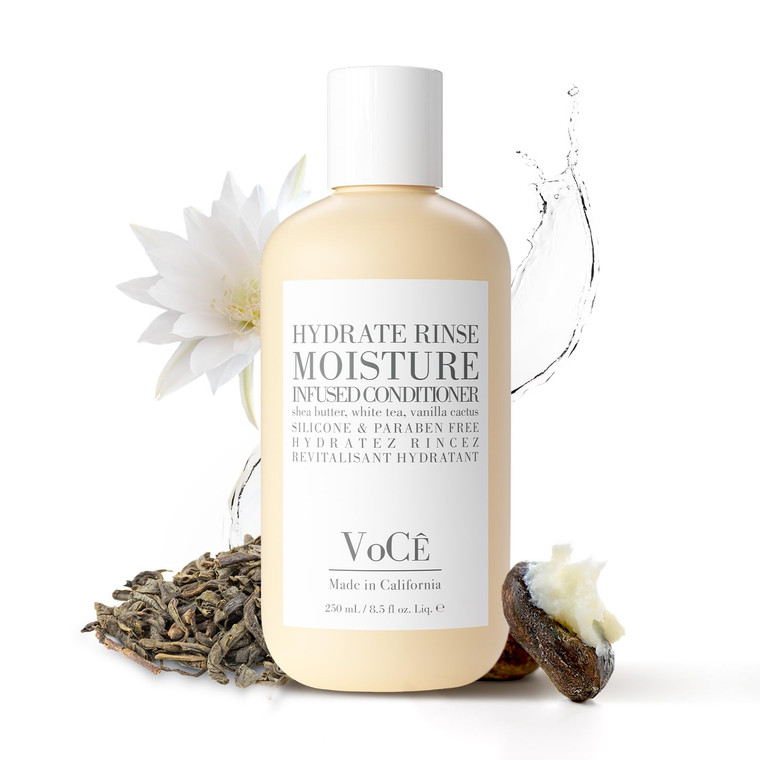 VoCÊ Haircare Natural Hydrating Conditioner - Rinse | Deep Moisturizing, Anti-Frizz, Sulfate-Free, Non-Toxic, Vegan Haircare for Women and Men with S