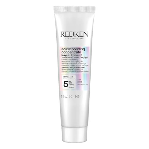 Redken Acidic Bonding Concentrate Leave In Conditioner - Hair Repair Treatment For Damaged Hair, Bond Building & Strengthening, Heat Protection