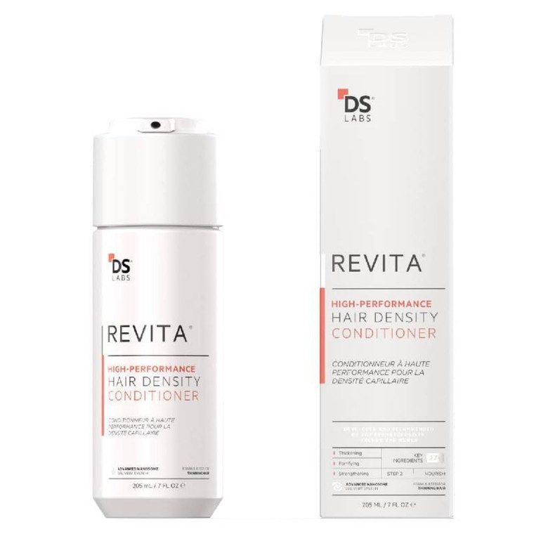 DS Labs For Men & Women Revita Conditioner - Scalp Refreshing Hydration for Fuller Looking, Weightless Hydration, Caffeine, Turmeric, Sulfate & Silic