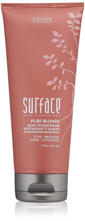 Surface Hair - Pure Blonde Rose Conditioner -Tones, Brightens & Protects Hair - 7 fl oz
