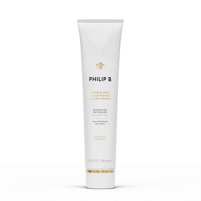 PHILIP B Weightless Volumizing Conditioner, Magnolia Flowers, 6 Fl Oz, Ivory (582178)