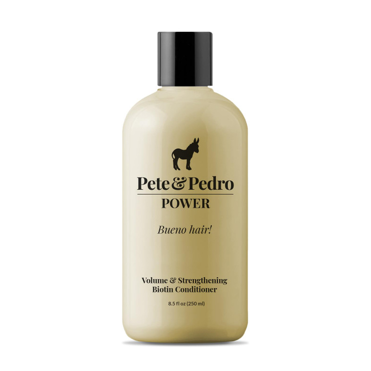Pete & Pedro POWER CONDITIONER - Volume & Strengthening Biotin Daily Conditioner For Men With Fine or Thinning Hair | All Hair Types, Helps Make Full