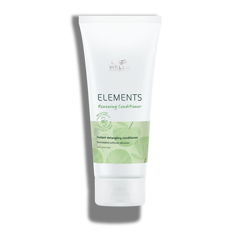 Wella Professionals Elements Gentle Renewing Conditioner with Aloe Vera | Gentle for All Hair Types | Without Sulfate & Silicone | 6.7 Fl Oz