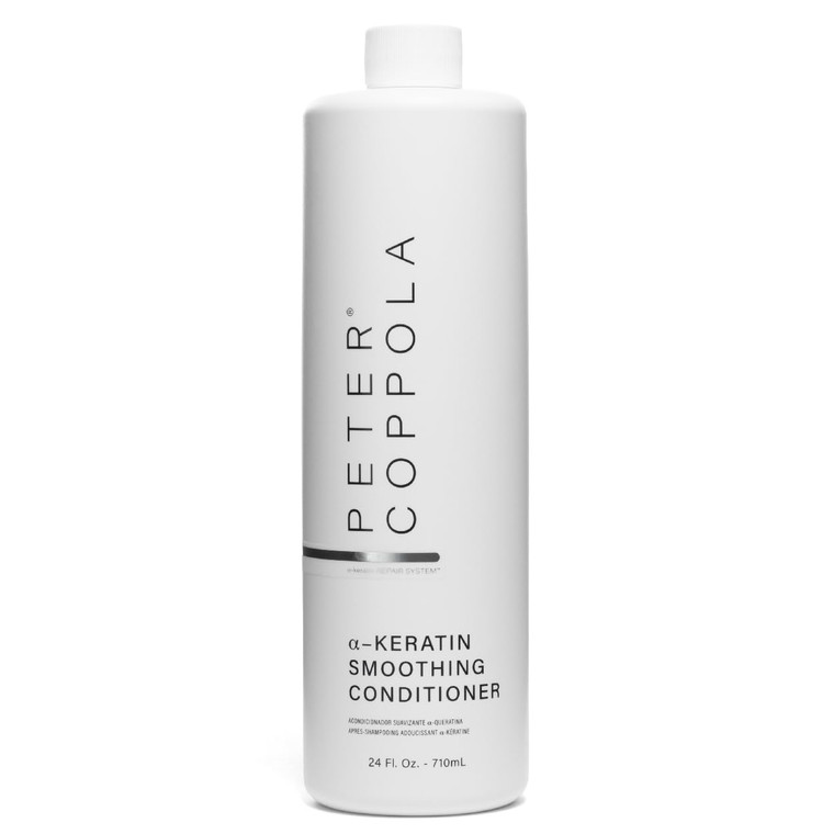 PETER COPPOLA a-keratin Smoothing Conditioner - Detangles, Nourishes, Eliminates Frizz, Smooths And Restores Shine - Infused With Argan Oil, Jojoba,