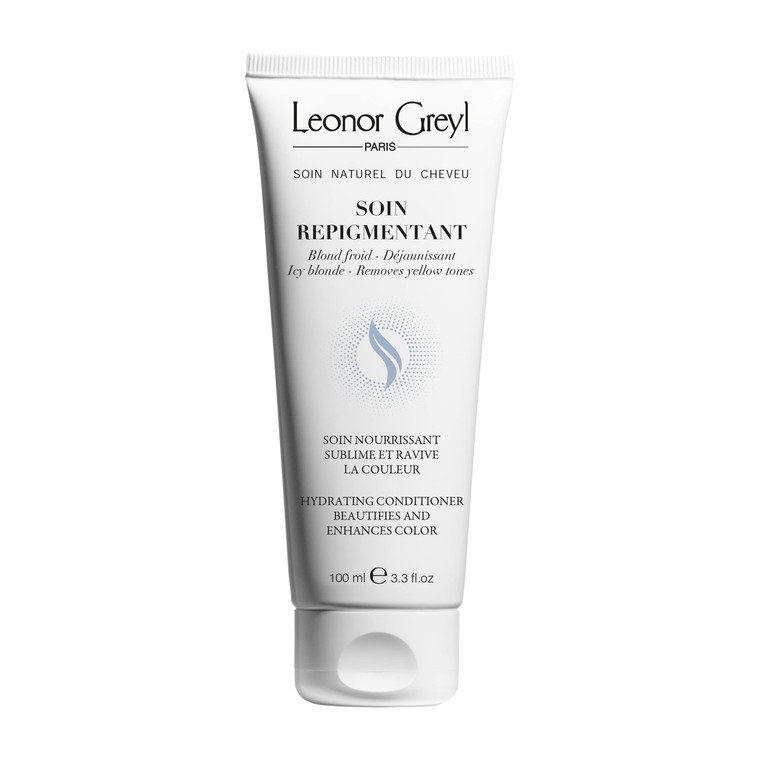 Leonor Greyl Paris - Soin Repigmentant Icy Blonde Deluxe Travel Size - Color-Enhancing Hydrating Conditioner - Revives Blonde to Very Light Blonde, D