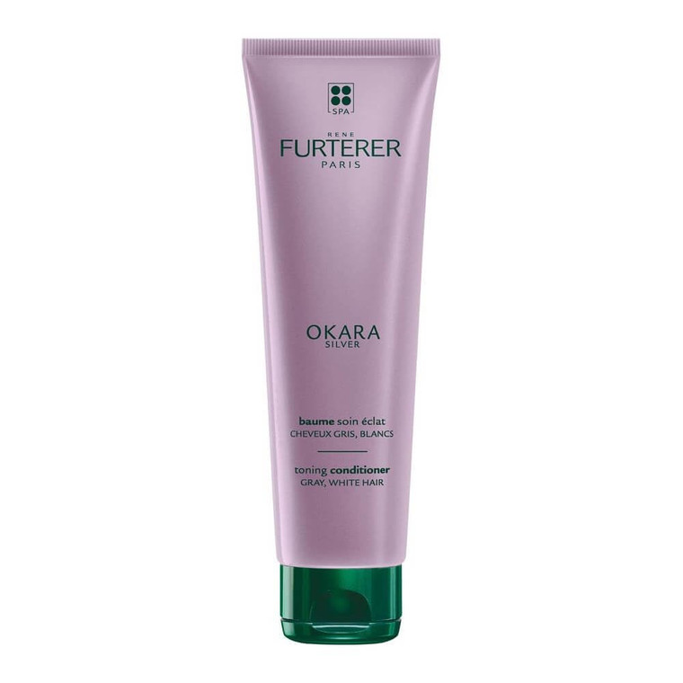 Rene Furterer OKARA SILVER Toning Conditioner, Purple Conditioner for Blonde, White, Grey, Silver, Pastel Hair, 5 fl oz