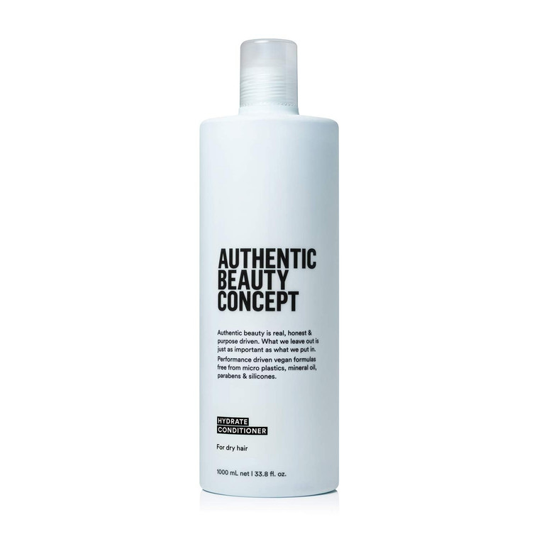 Authentic Beauty Concept Hydrate Conditioner | Hydrating Conditioner For Normal To Dry or Curly Hair | Moisturizes & Revitalizes Dry Hair | Vegan & C