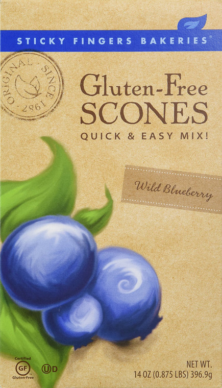 STICKY FINGERS Blueberry Scone Mix, 14 OZ
