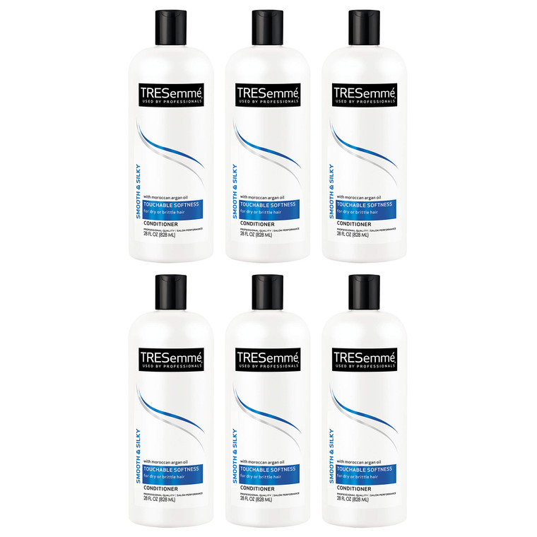 Tresemme Conditioner, Smooth and Silky, 28 Ounce (Pack of 6)