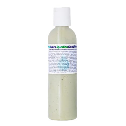 LIVING LIBATIONS - Organic True Blue Spirulina Conditioner | Natural, Plant-Based, Clean Beauty (4 fl oz | 120 ml)