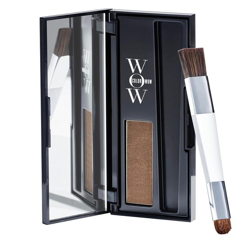 COLOR WOW Root Cover Up, Light Brown  Instant Grey Coverage and Temporary Touch-Up, Water and Sweat Resistant, No mess Award-Winning Formula