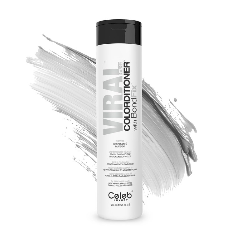 Celeb Luxury Intense Color Depositing Colorconditioner Conditioner + BondFix Bond Rebuilder, Vegan, Sustainably Sourced Plant-Based, Semi-Permanent,
