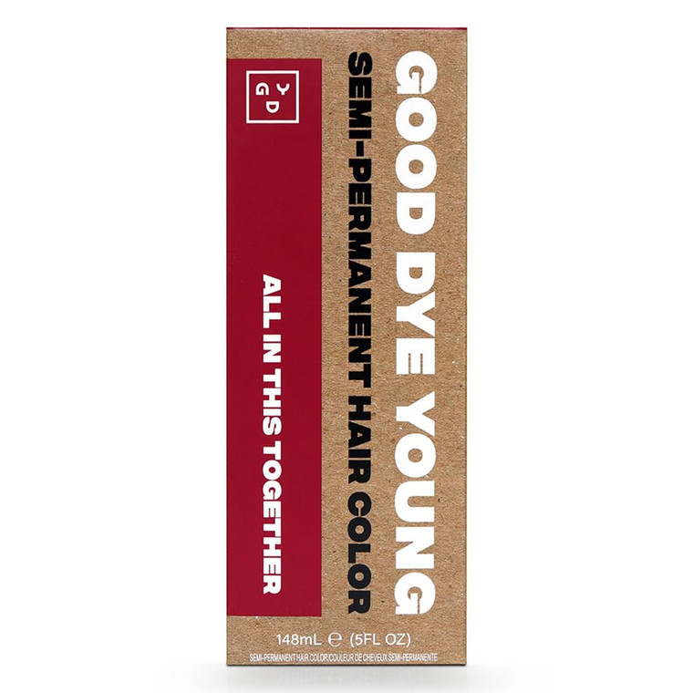 Good Dye Young Semi-Permanent Hair Color, Vegan and Cruelty-Free Red Hair Dye, Last up to 24 Washes, Non-Damaging Conditioning Hair Color (5FL OZ, Al