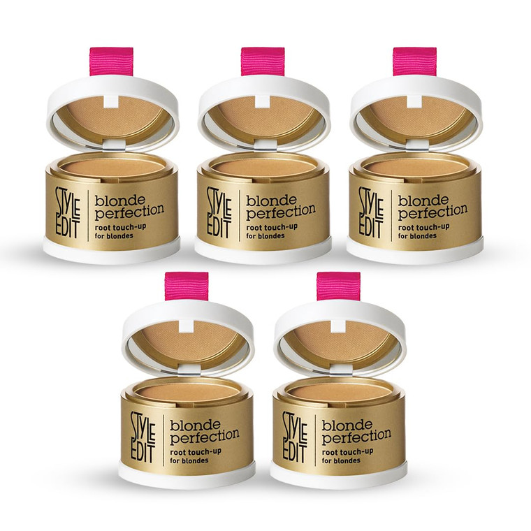 Style Edit Root Touch Up Powder | Temporary Hair Color for Gray Roots and Thinning Hair | Salon-Quality, Transfer-Resistant Hair Concealer | Dark Blo