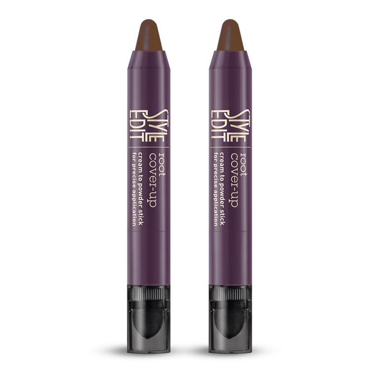 Style Edit Root Touch Up Stick | Temporary Hair Color for Gray Roots and Thinning Hair | Salon-Quality, Transfer-Resistant Hair Concealer | Medium Br