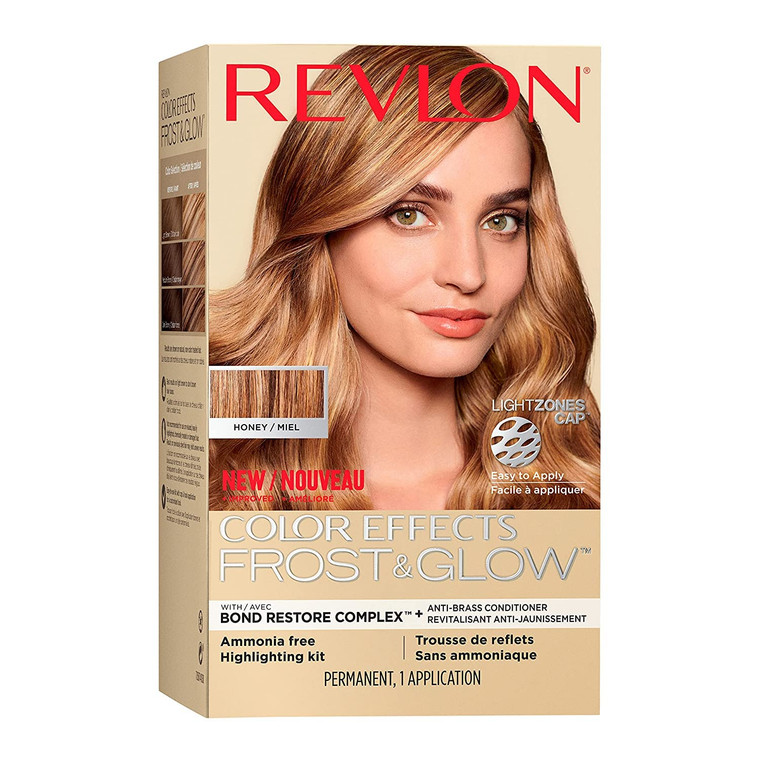 Revlon Color Effects Highlighting Kit, Permanent Hair Dye, For Balayage, Frosting, & Ombre Styling, Ammonia & Paraben Free, 30 Honey, 8 Oz (Pack of 1
