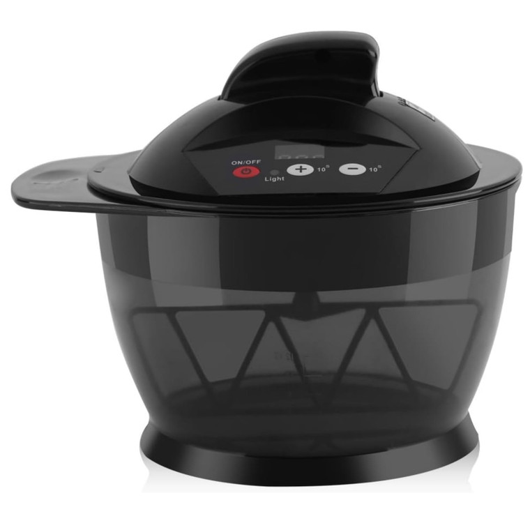 ZJchao Hair Dye Bowl, Electric Hair Color Mixing Bowl, Hair Salon Coloring Bowl, Automatic Barber Hair Dyeing Kit DIY Tools, USB Rechargeable Hair Dy