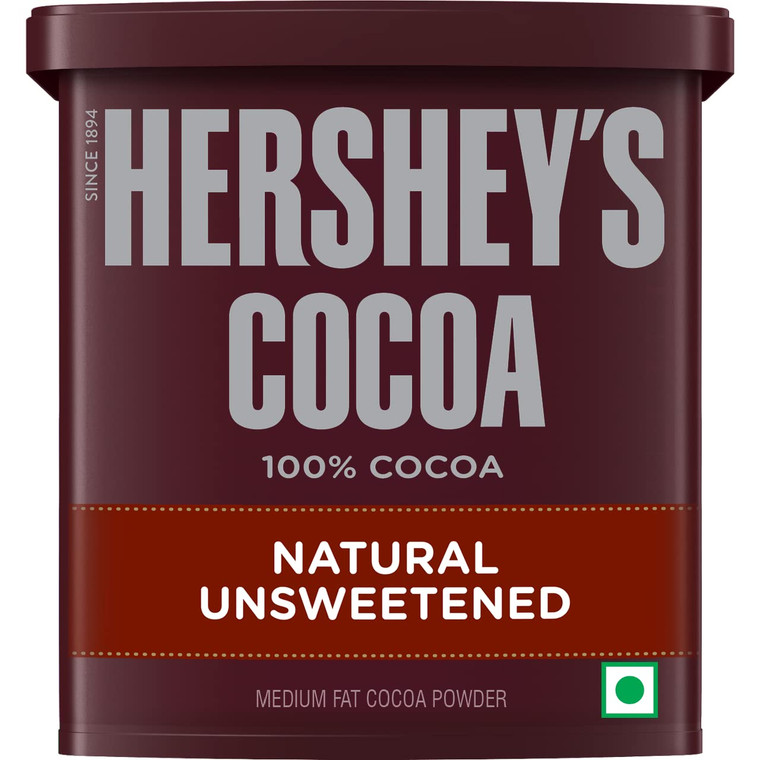 HERSHEY'S Natural Unsweetened Cocoa Powder Can, 8 oz 226G