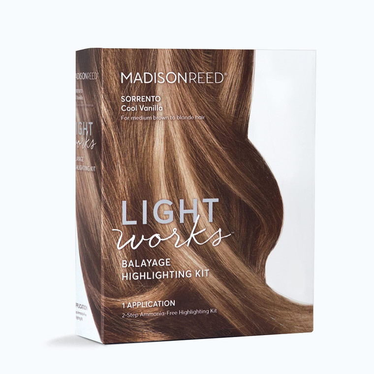 Madison Reed Light Works Balayage Highlighting Kit, Creates Natural-Looking Cool Vanilla Highlights (Sorrento - Blonde), Amonia Free, Cruelty Free, 2