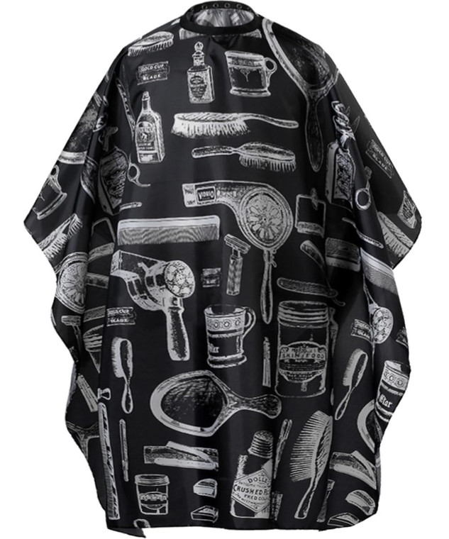 Borogo Professional Waterproof Hair Styling Cape Nylon Haircuting Salon Cape Gown Hair Salon with Snap Closure - 50" x 60"