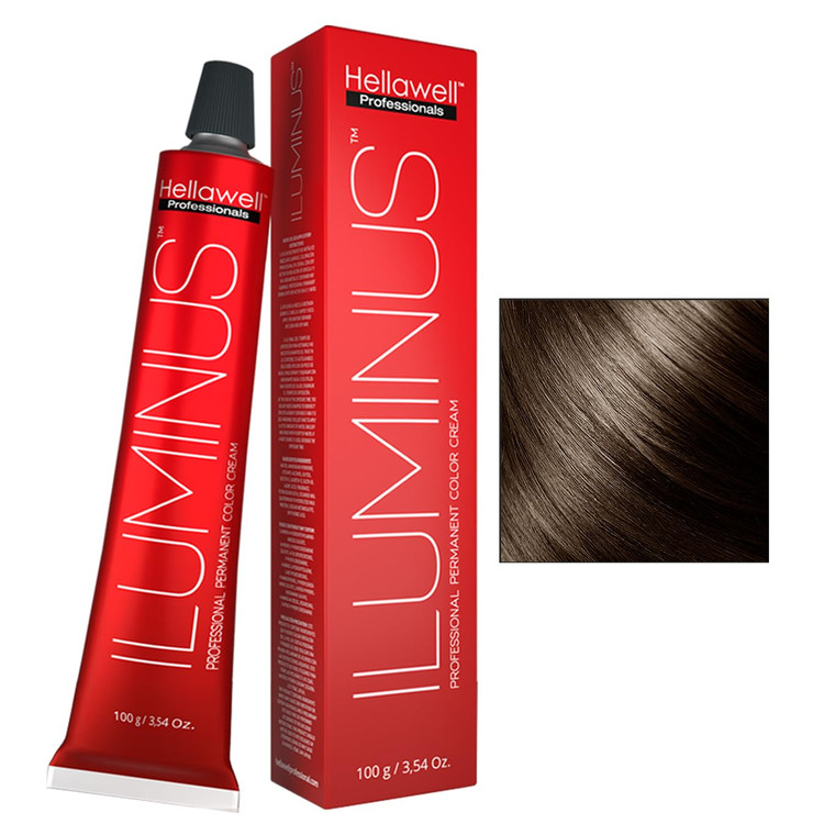 ILUMINUS Hair Dye, professional permanent hair color cream with Niacinamide and Milk Protein to get a repaired and colored hair with intense color sh