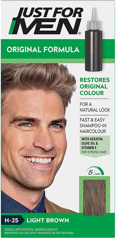 Just for Men 3 X Hair Colour Formula - Light Brown (H25)