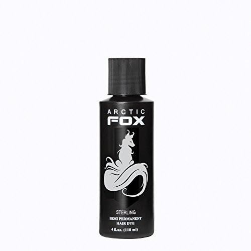 ARCTIC FOX Vegan and Cruelty-Free Semi-Permanent Hair Color Dye (4 Fl Oz, STERLING)