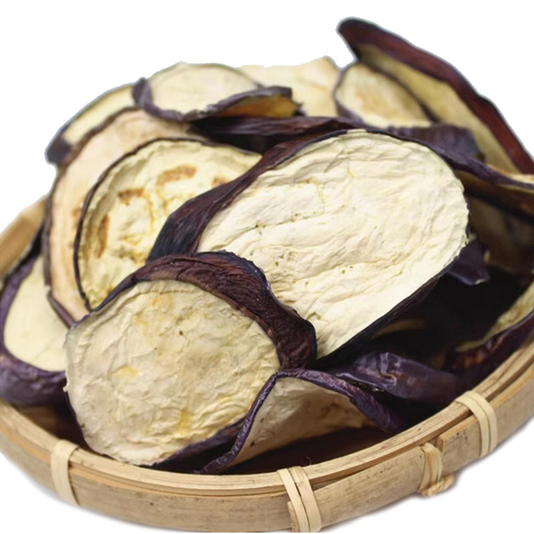 Dried eggplant slices 100g Sun-dried eggplant slices Dehydrated dried vegetables