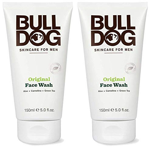 Bulldog Skincare and Grooming For Men Original Face Wash, Pack of 2, 5 Ounce