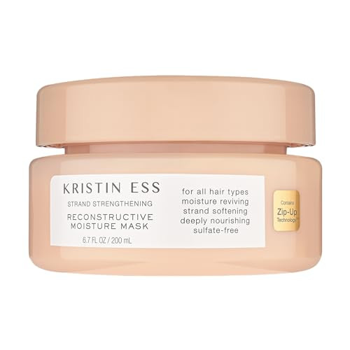 Kristin Ess Hydrating Deep Conditioner Protein Hair Mask - Shea Butter + Coconut Oil Hair Treatment for Dry Damaged Hair - Deep Conditioning, Strengt
