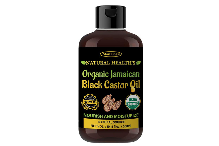 Jamaican Black Castor Oil (10.15 fl oz) - 100% Pure for Hair, Eyelash & Eyebrow Growth, Hair Loss Prevention Serum