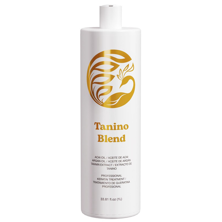 Tanino Blend Professional Brazilian Keratin | Healthy, Smooth & Frizz Free Hair, Acai & Argan - 1L/33 fl.oz
