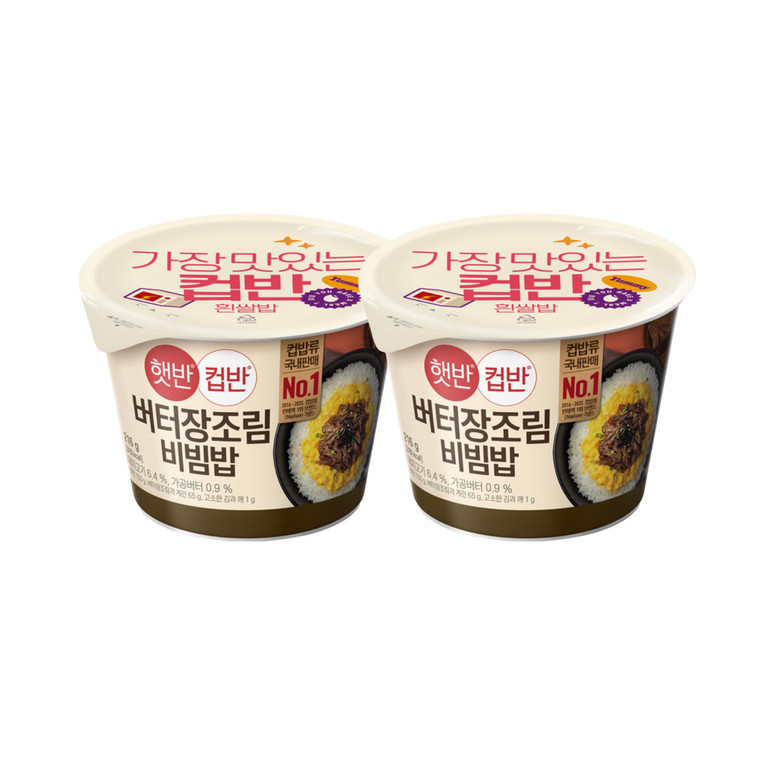 Korean Instant Butter Jangjorim Bibimbap, 216g (7.61oz), Pack of 2