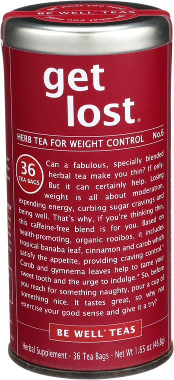 Republic Of Tea, Tea Be Well Rooibos Get Lost, 36 Count